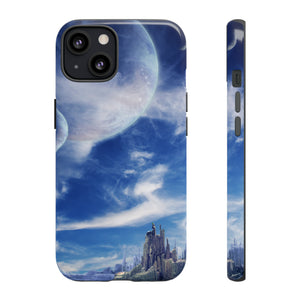 Landscape in fantasy planet 89 - Protective Phone Case