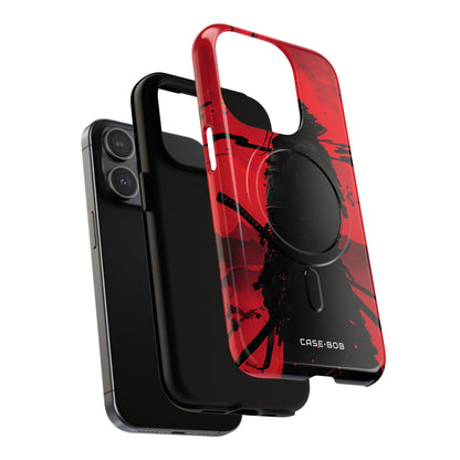 Crimson Samurai iPhone 15 Pro Case - Tough+