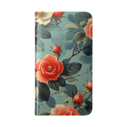 Pink Camellia - Samsung S23 Case - Wallet