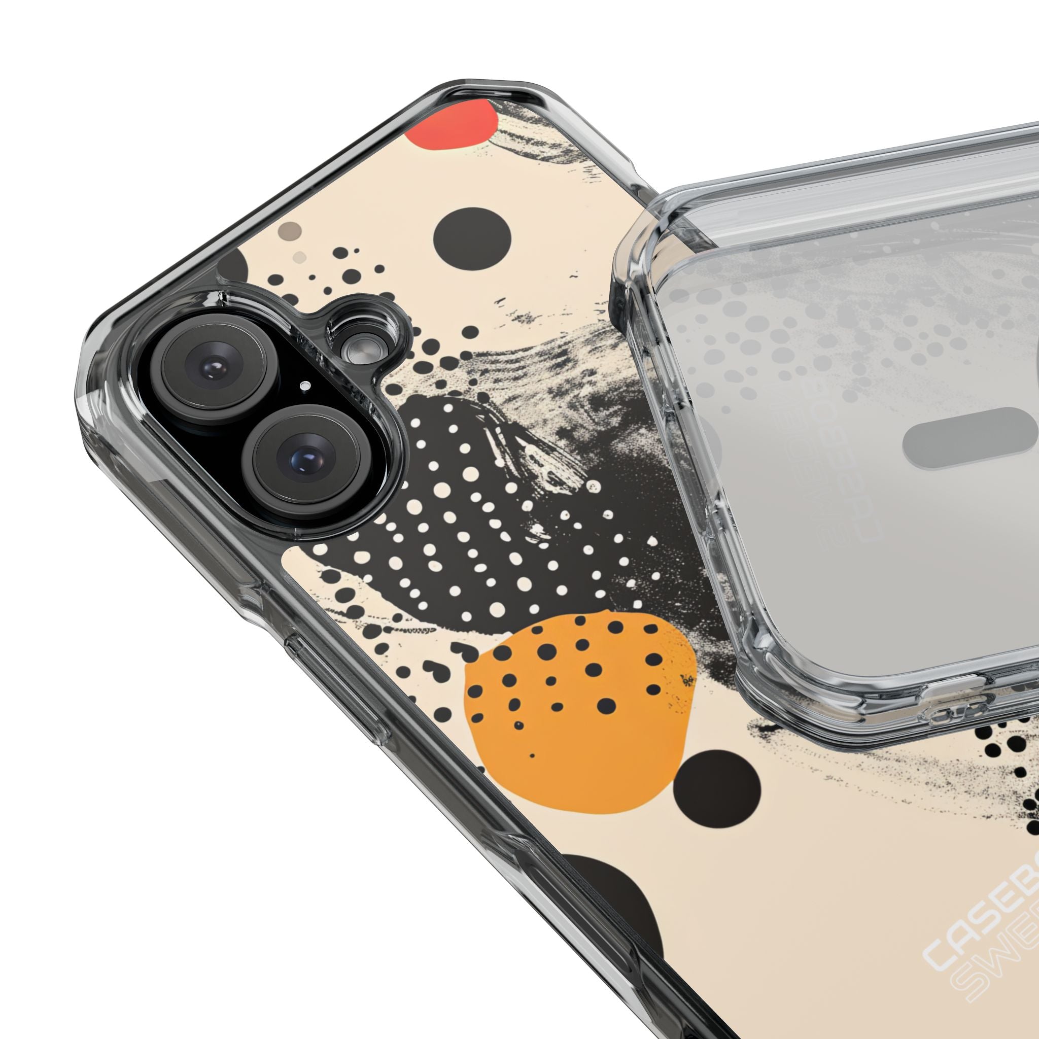 Swirl Chaos Geometry iPhone 16 - Impact Clear+