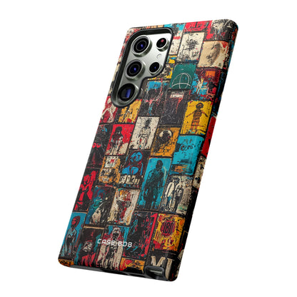 Figured Grid Samsung S23 Ultra Case - Tough