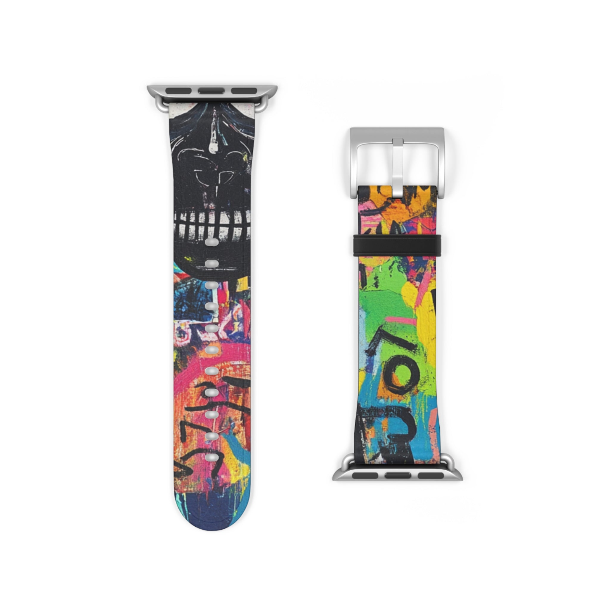 Neon Skull Burst - Watch Band