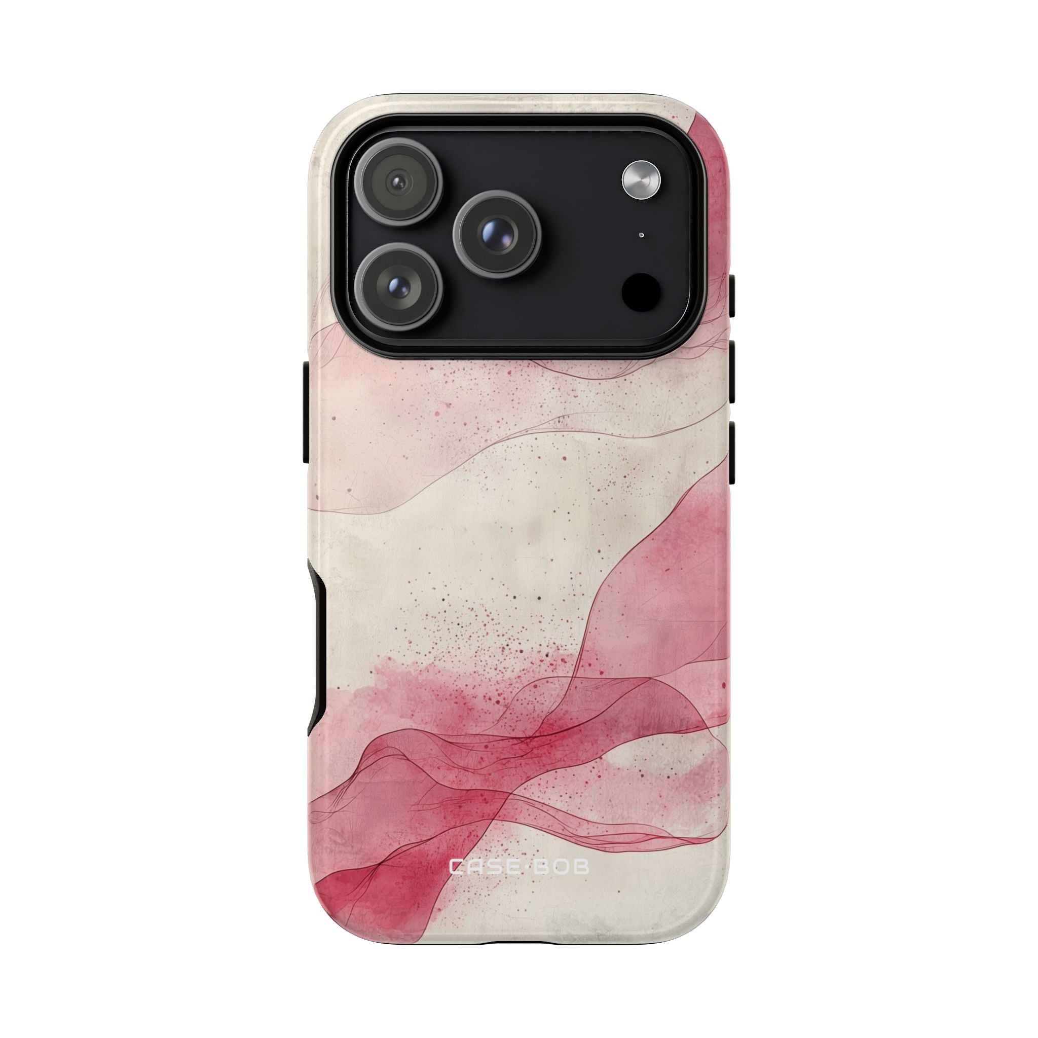 Crimson Waves iPhone 17 Pro Case - Tough