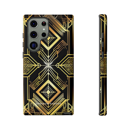 Golden Geometric Opulence Samsung S23 - Tough Phone Case