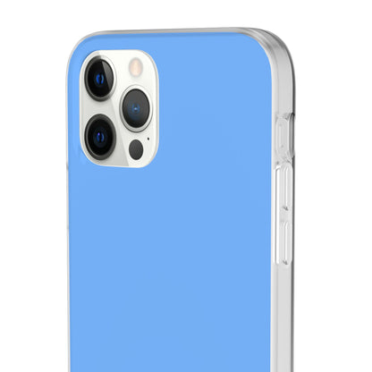 French Sky Blue | Handyhülle für iPhone (Flexible Hülle) 