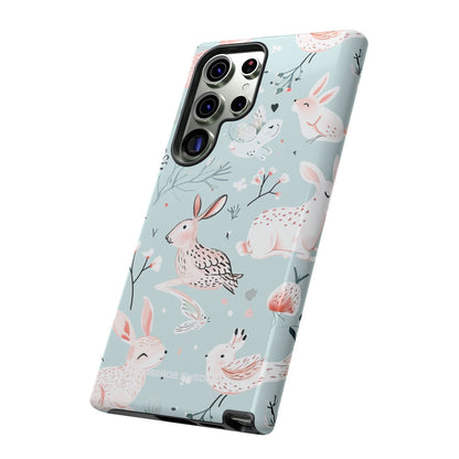 Whimsical Bunny Blossom - Tough Samsung S23 Phone Case