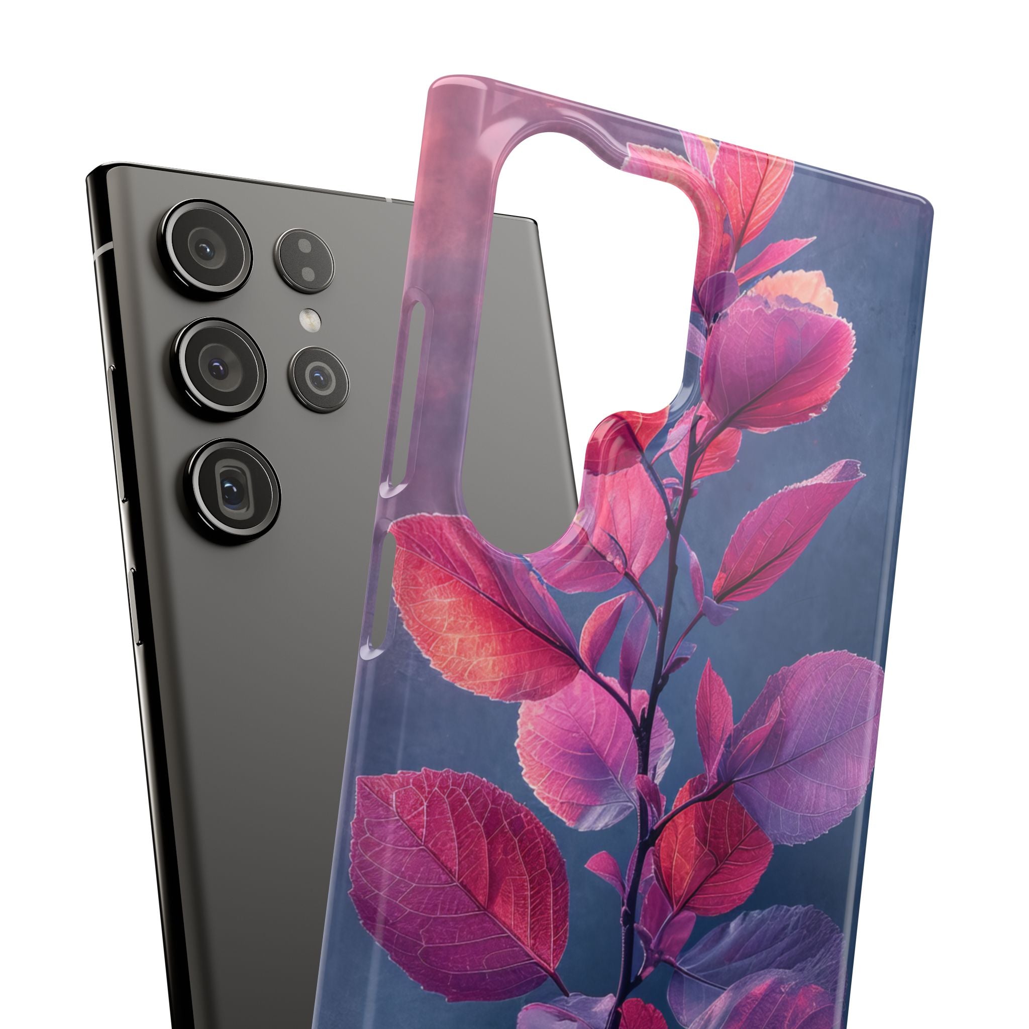 Pink Blue Nature - Slim Samsung S23 Phone Case