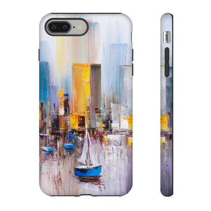 Oil Painting - Manhattan Bay - Protective Phone Case