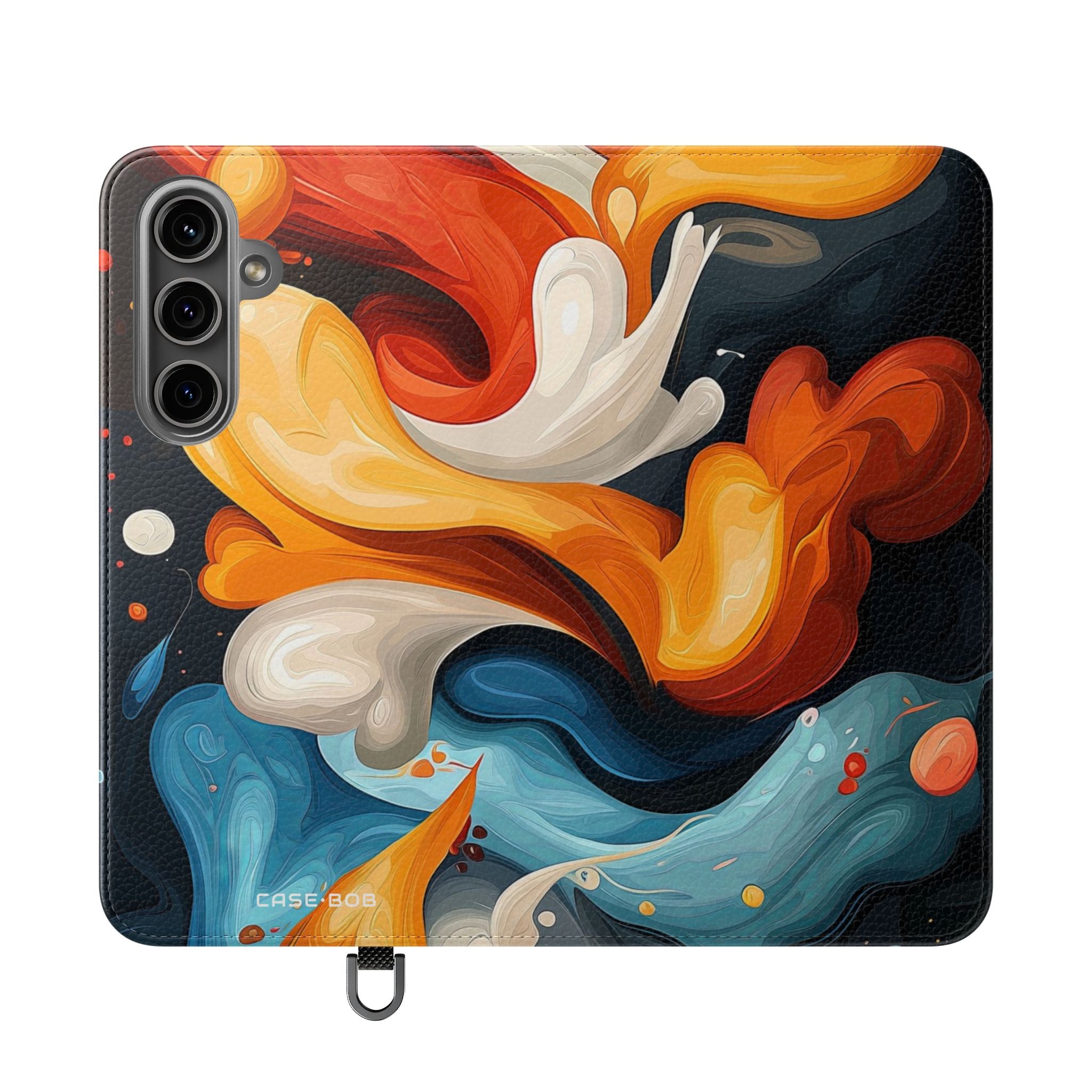 Fiery Swirl - Samsung S24 Plus Case - Wallet