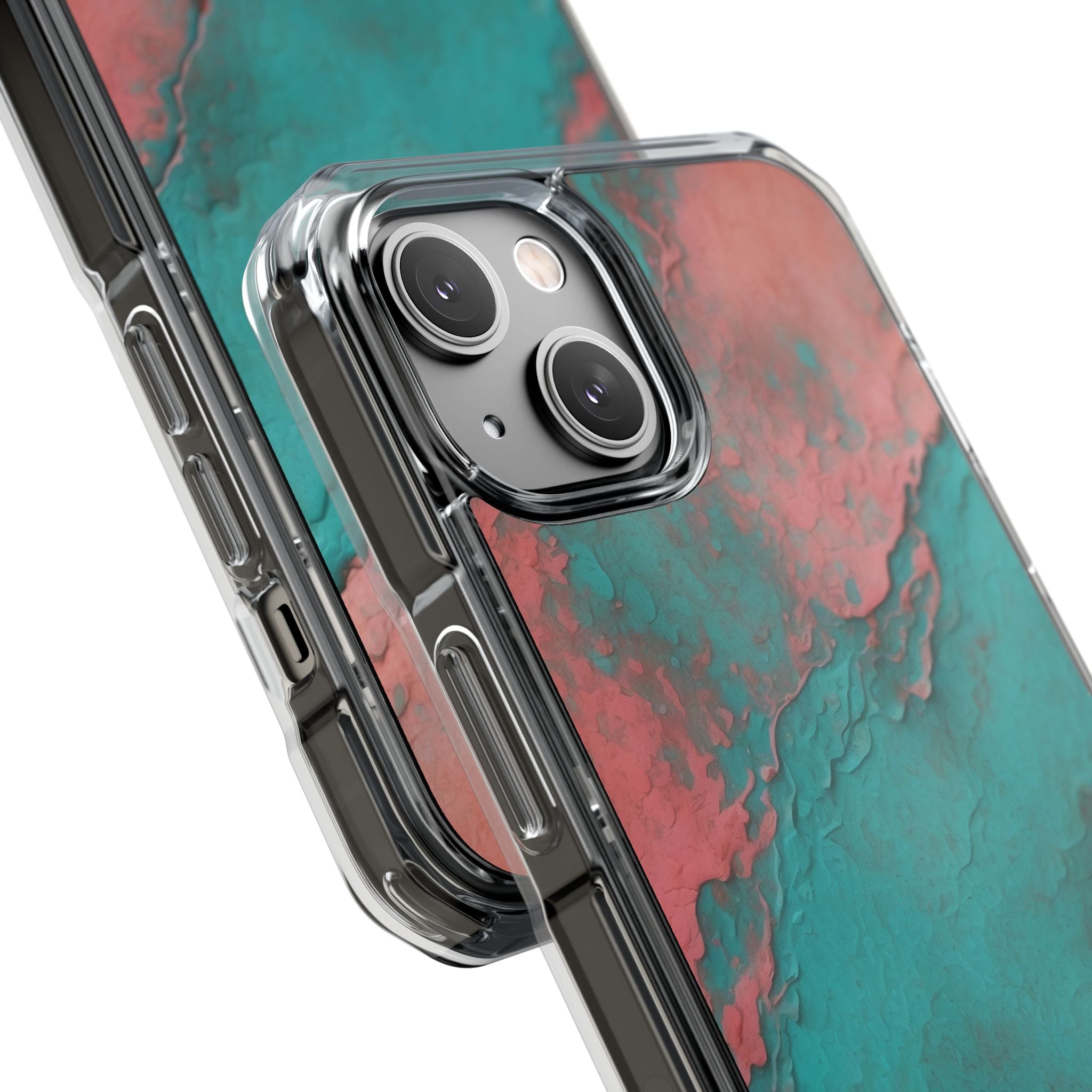 Turquoise Waves Dance iPhone Case - Impact