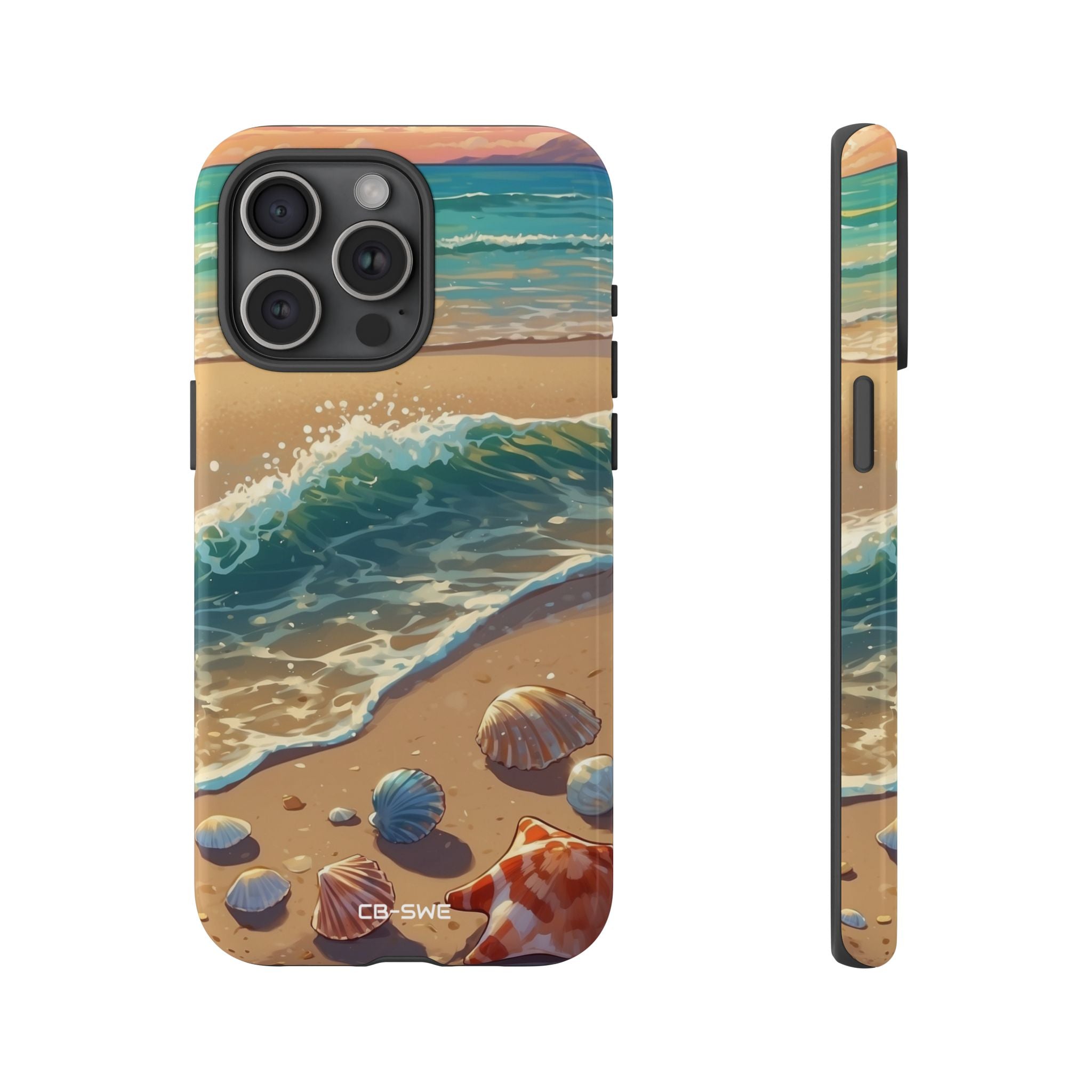 Seashells Kiss Shore - iPhone Case