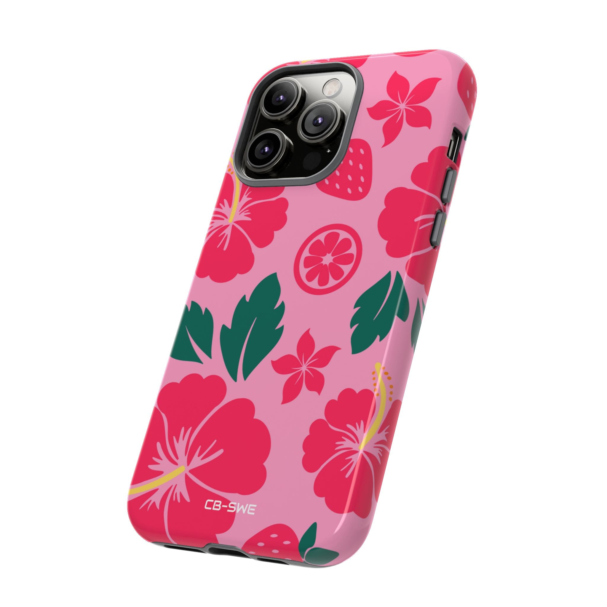 Tropical Hibiscus Harmony - iPhone Case