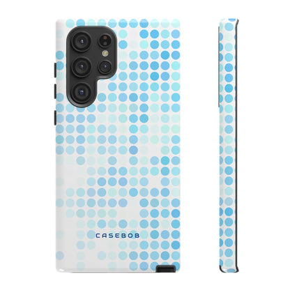 Blue Pixels - Protective Phone Case