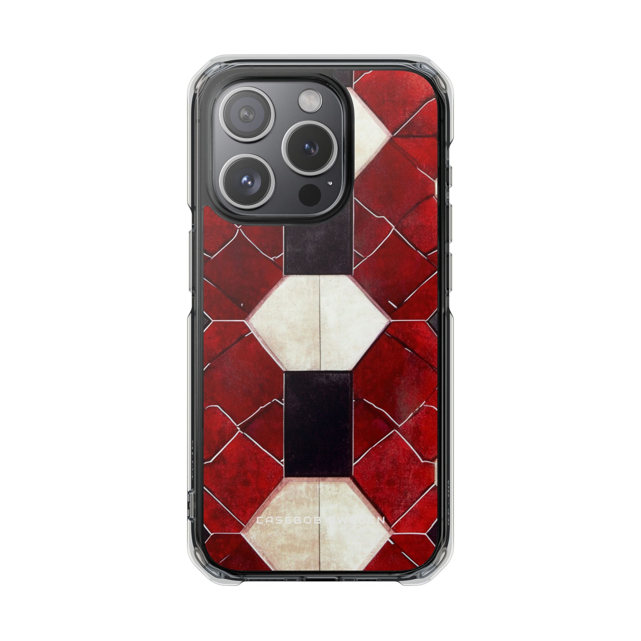 Gothic Hexagon Symmetry iPhone 15 - Clear Impact Phone Case