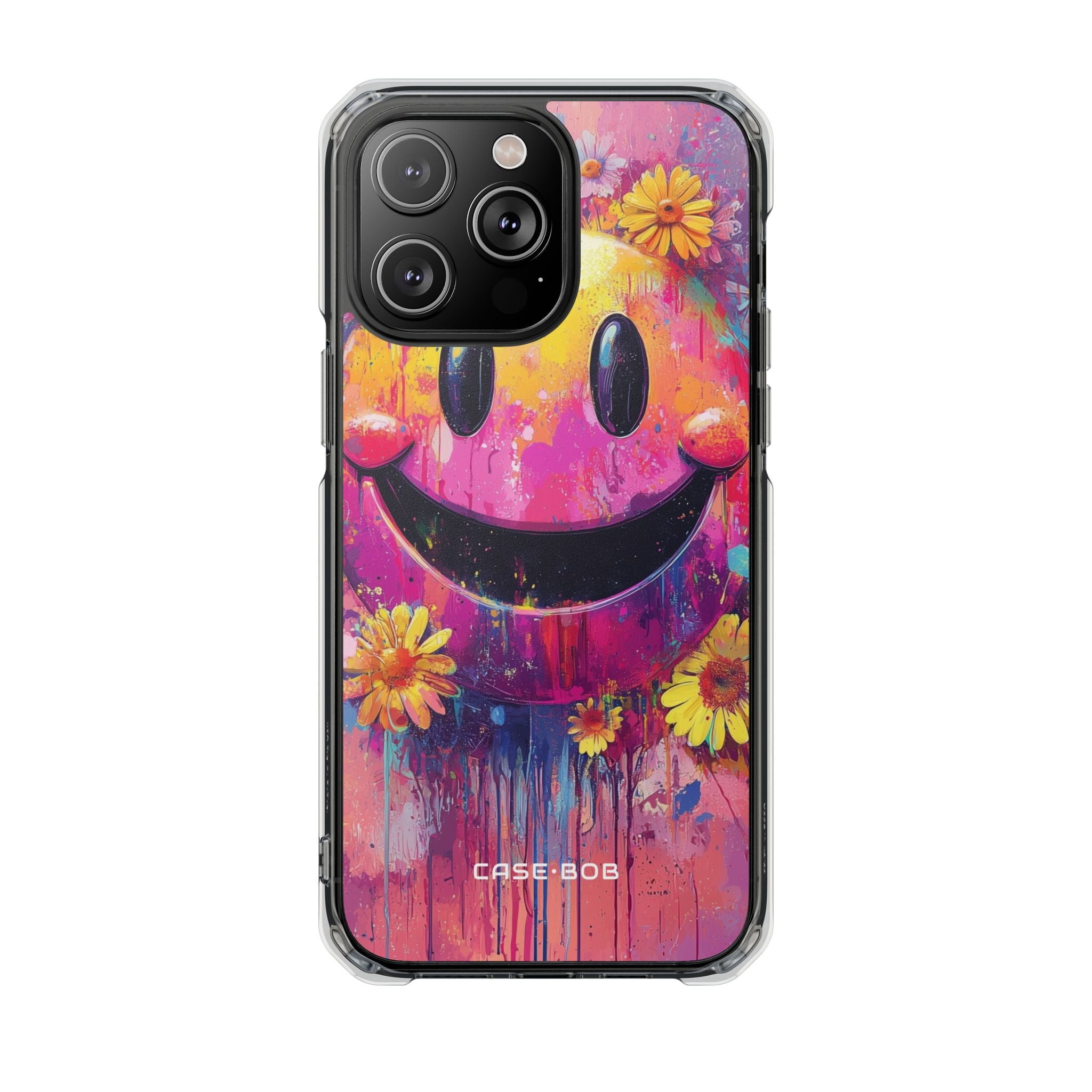 Smiley Bloom iPhone 14 Pro Max Case - Impact