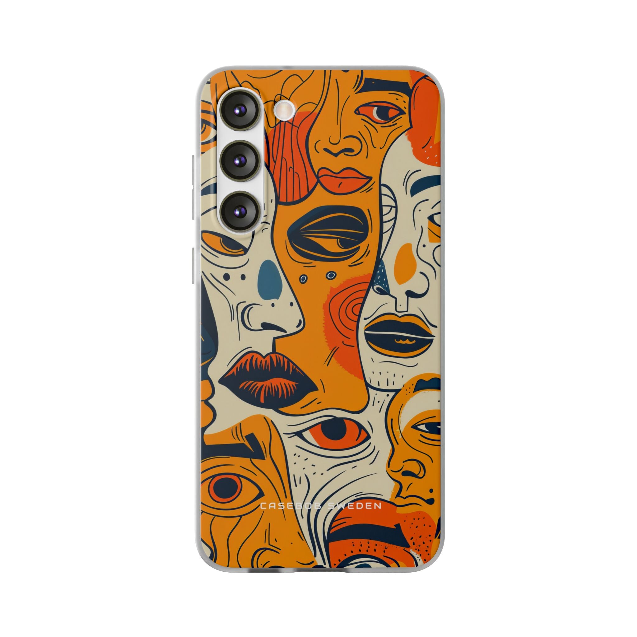 Gradient Face Mosaic Samsung S23 - Flexi Phone Case