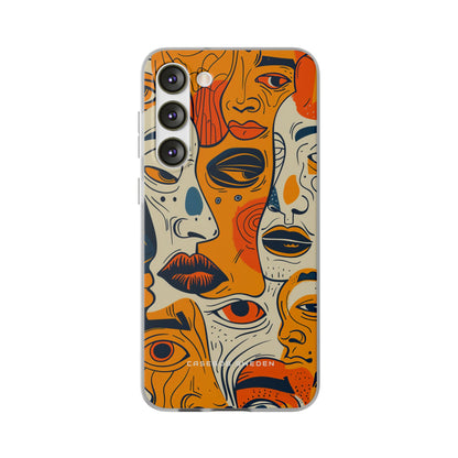 Gradient Face Mosaic Samsung S23 - Flexi Phone Case