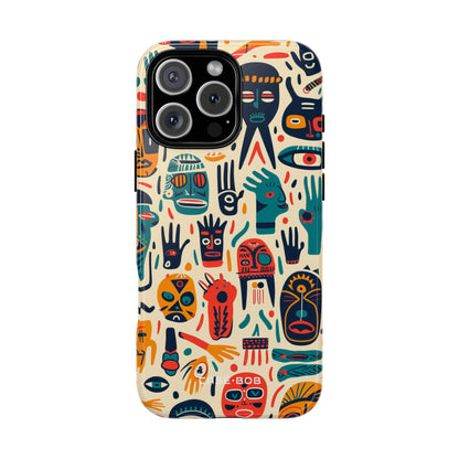 Vivid Faces iPhone 16 Pro Max Case - Tough