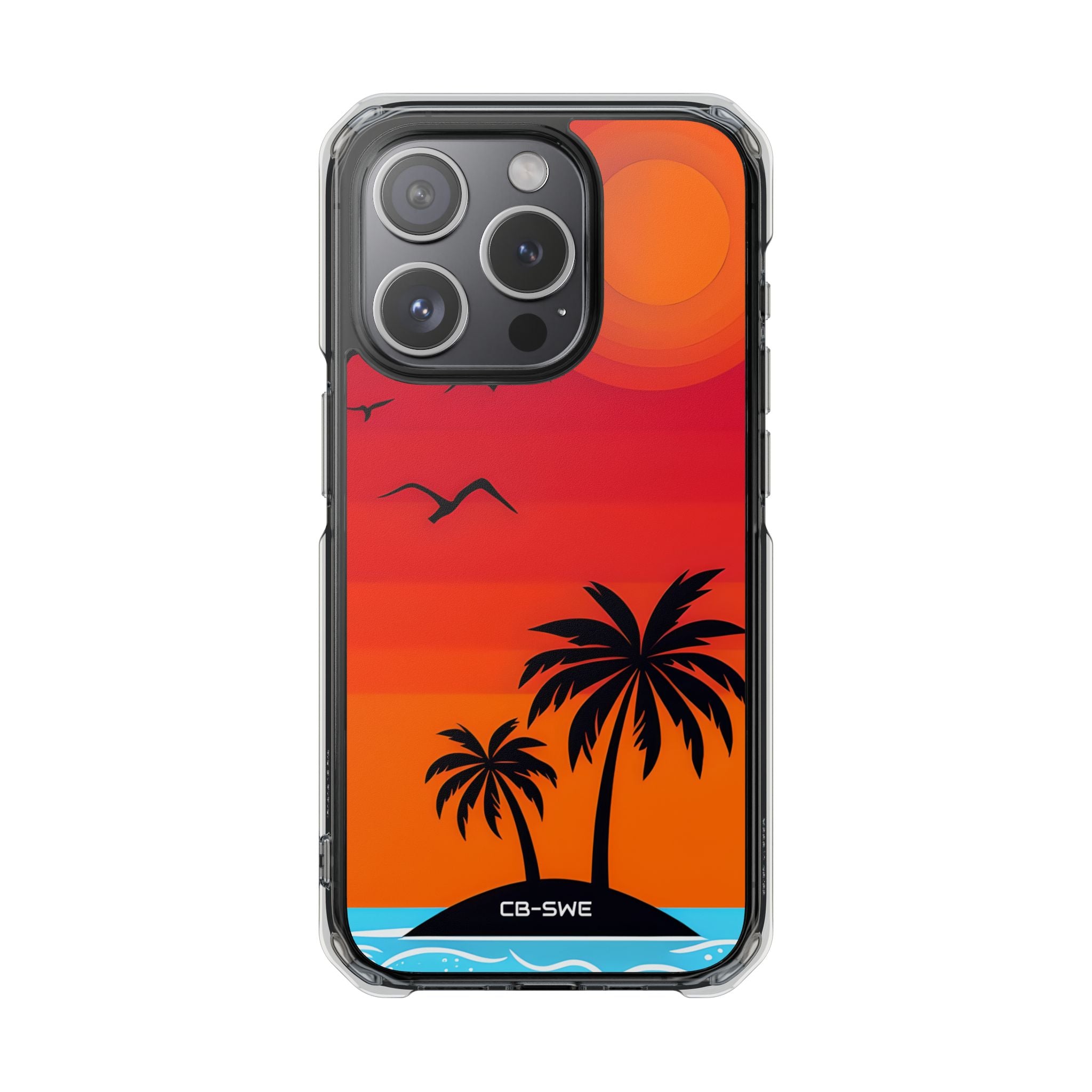 Summer Sunset Silhouettes iPhone Case - Impact