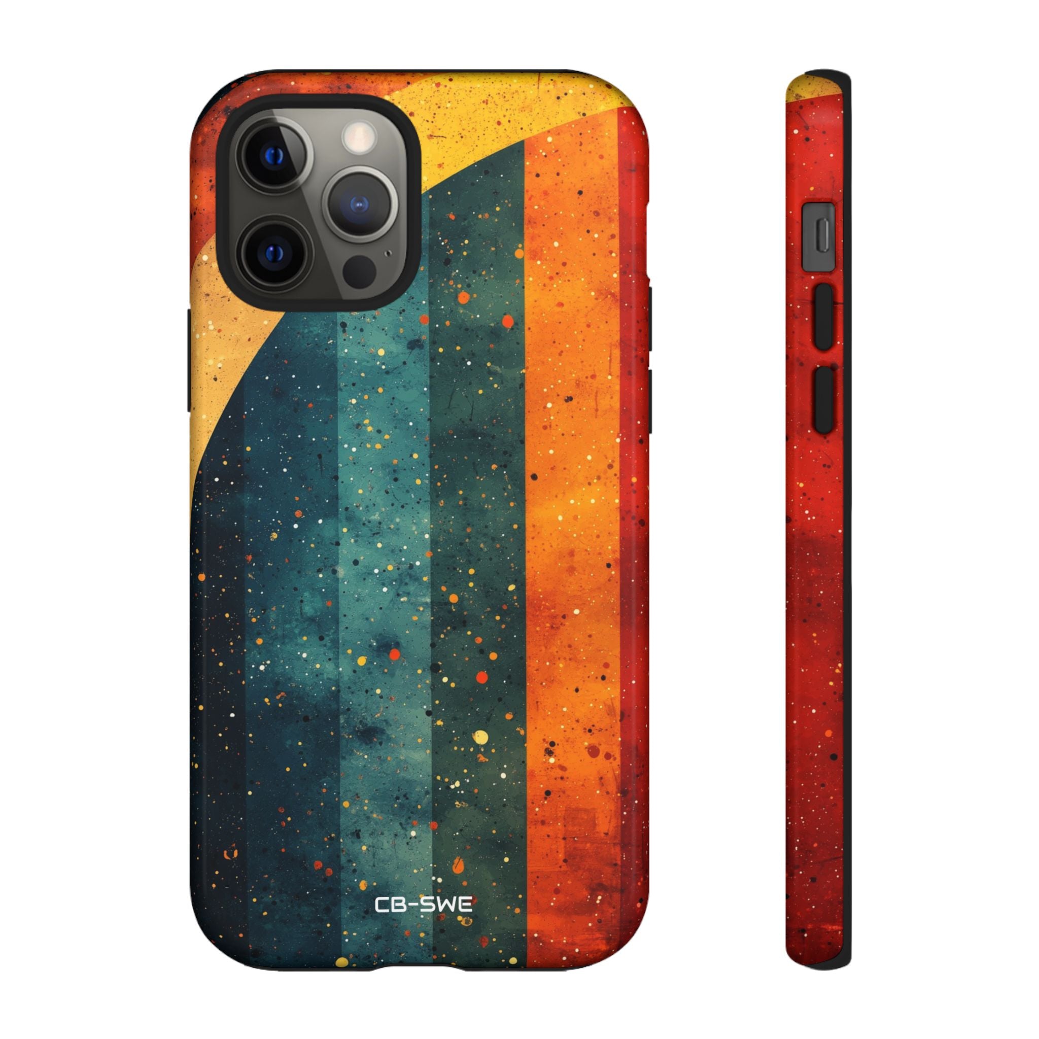 Vibrant Waves Dance - iPhone Case
