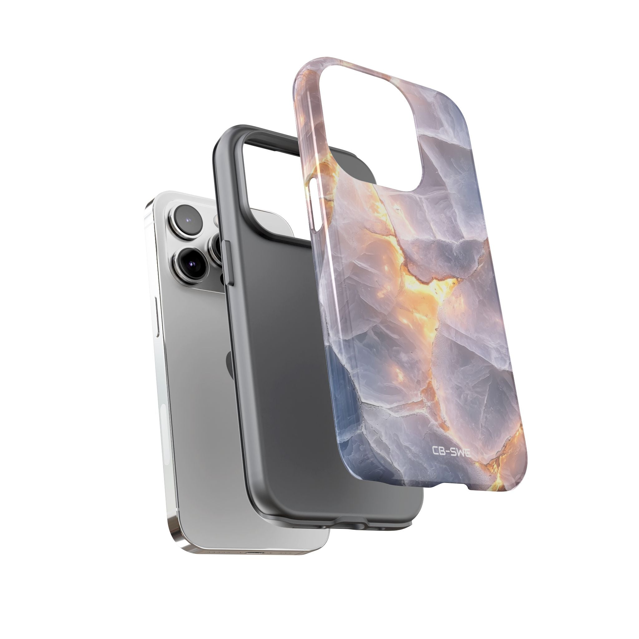 Glowing Stone Fragments - iPhone Case