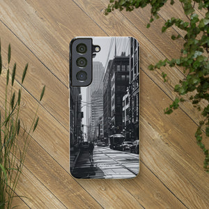 Noir Urban Serenity | Biodegradable Phone Case