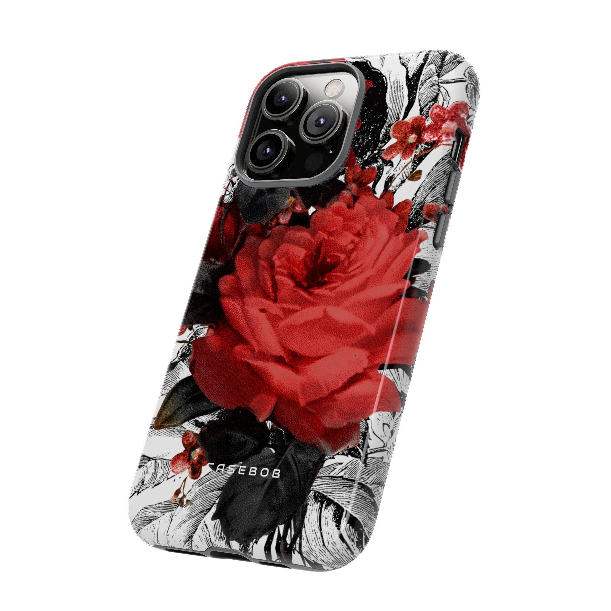 Cheruse Gothic Flower - Protective Phone Case