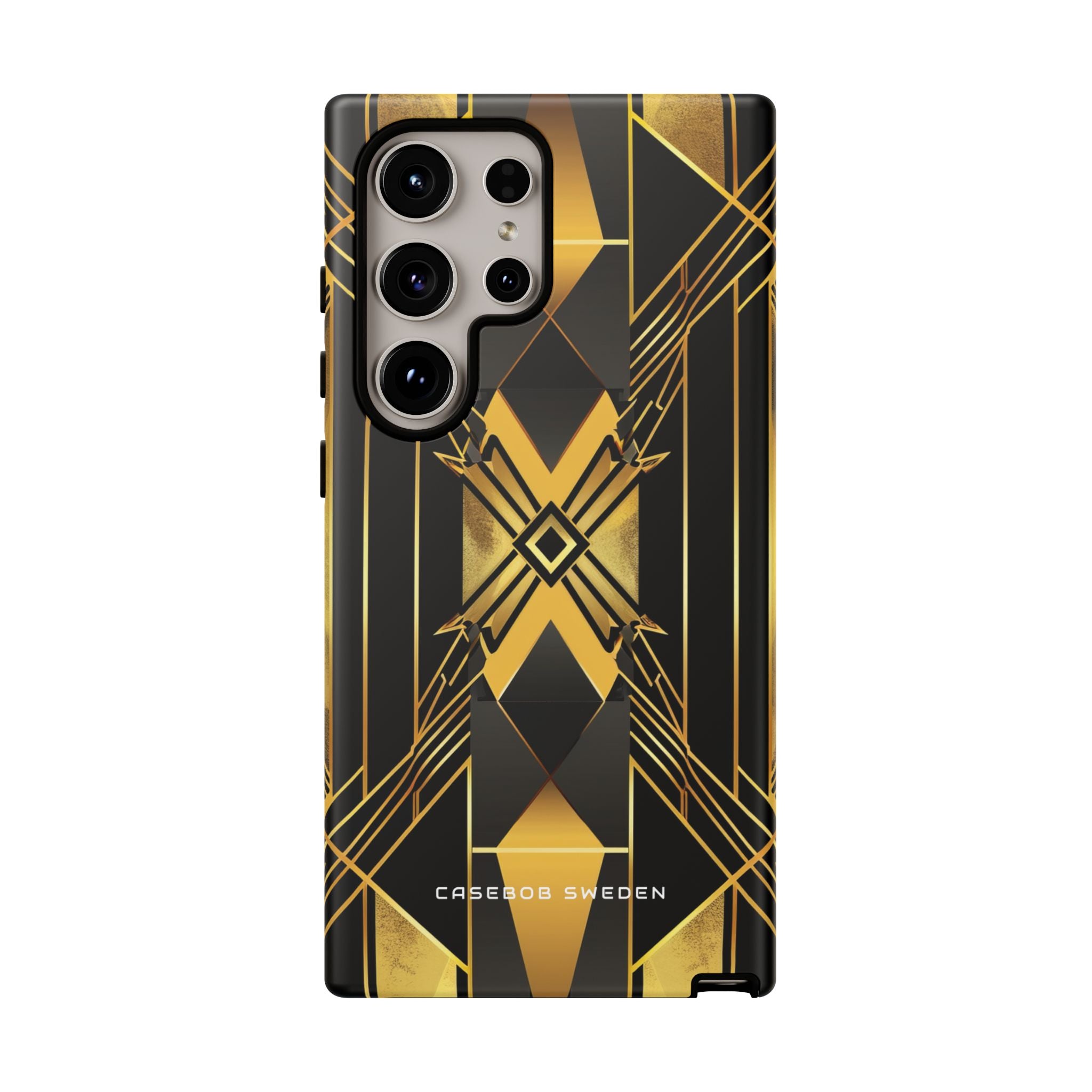 Golden Geometric Elegance Samsung S24 - Tough Phone Case