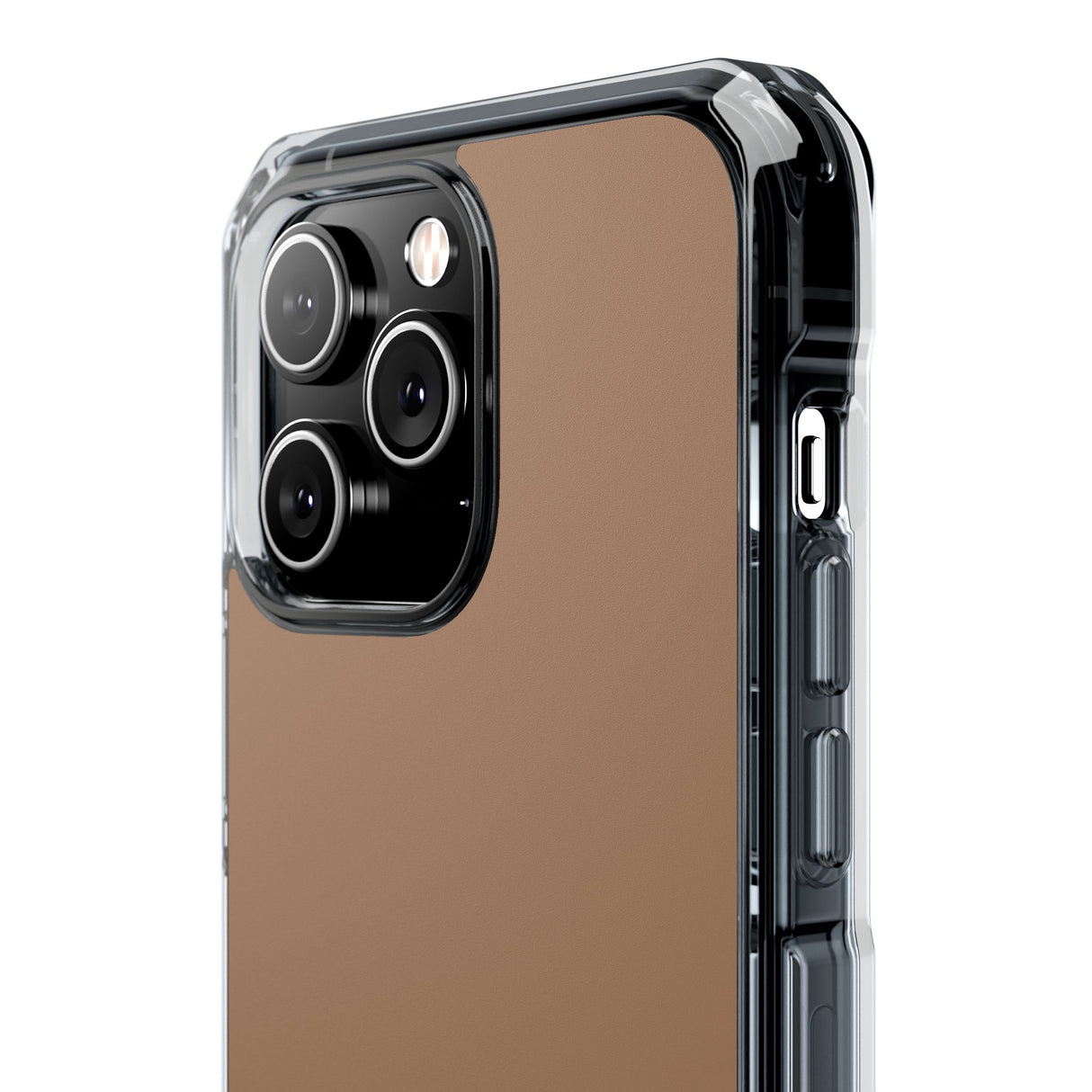 Chamoisee Brown | Phone Case for iPhone (Clear Impact Case - Magnetic)