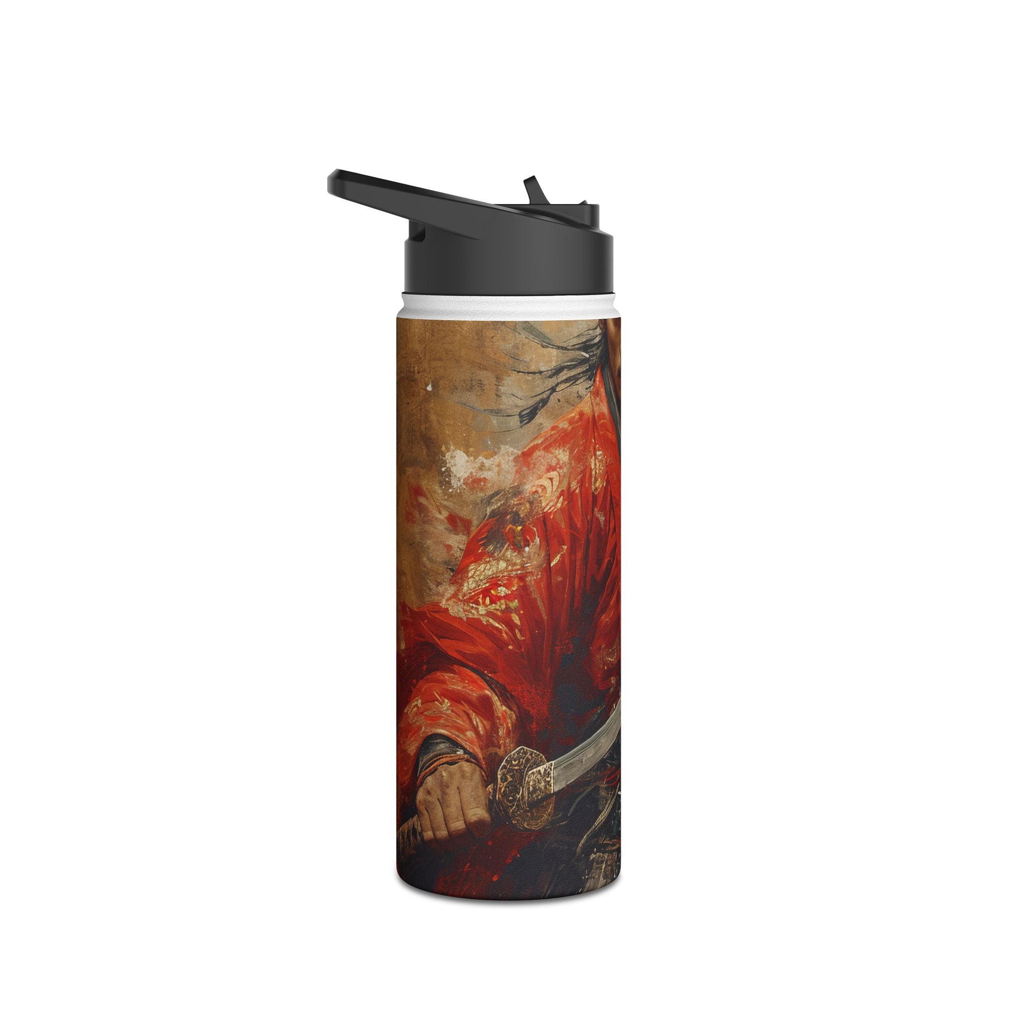 Crimson Samurai - Stainless Steel Water Bottle