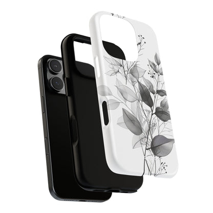 Botanical Elegance in Monochrome - for iPhone 16