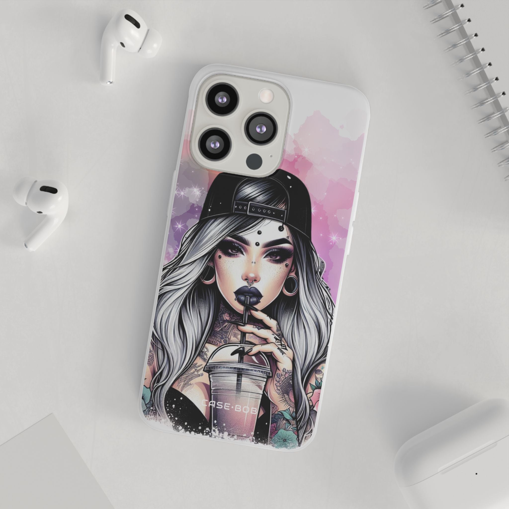 Silver Sip Nebula iPhone 13 Pro - Soft