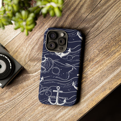 Gradient Anchorflow Waves iPhone 15 - Tough Phone Case