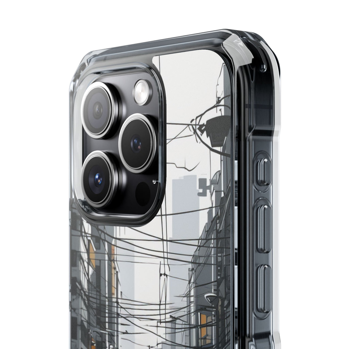 Urban Solitude - Phone Case for iPhone (Clear Impact - Magnetic)