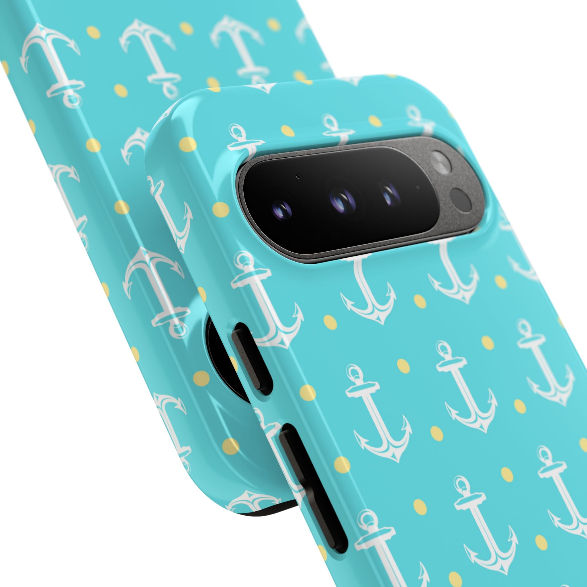 Nautical Anchors & Dots - Google Pixel Case