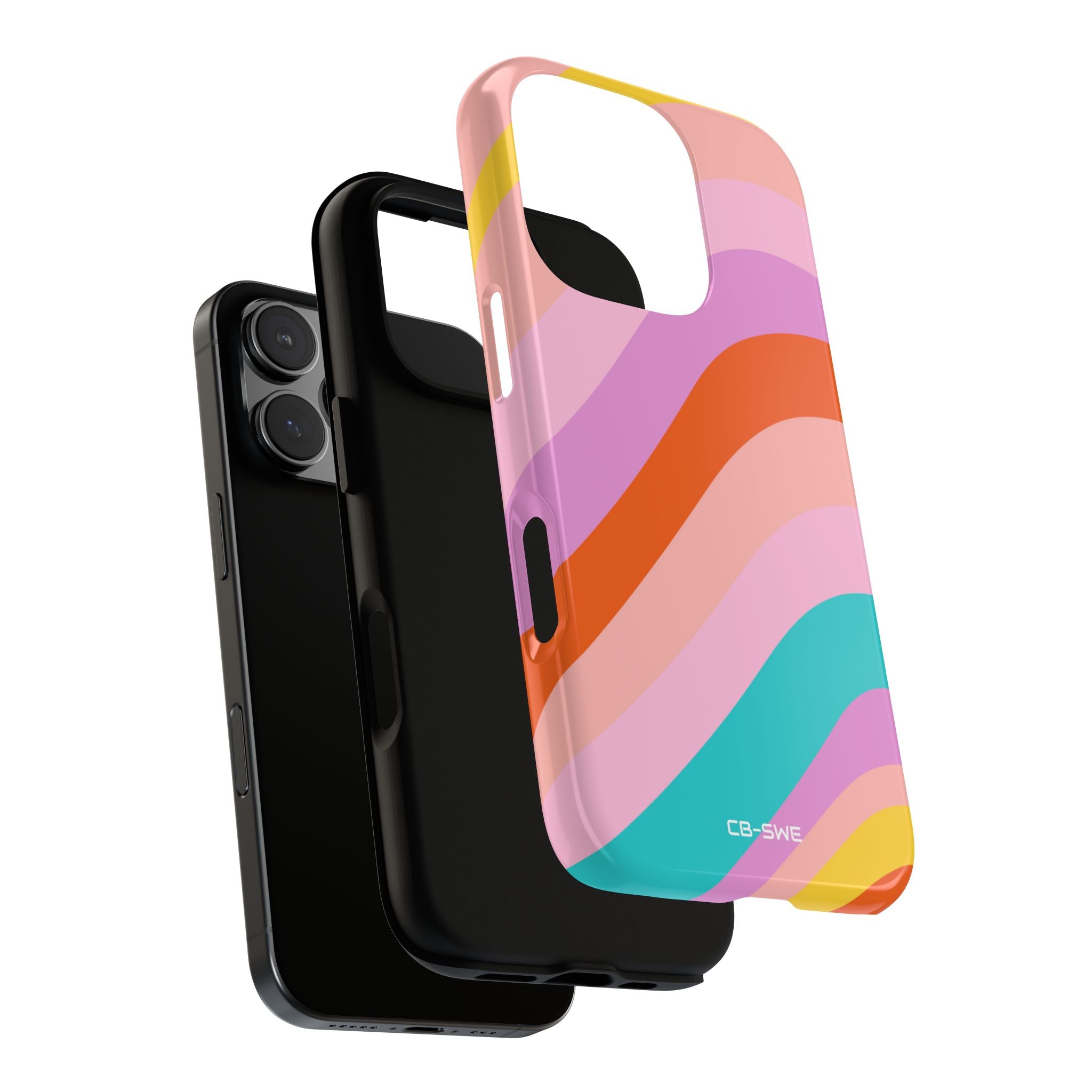 Fluid Color Waves - iPhone Case