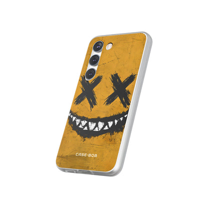 Jagged Smile Yellow Samsung S23 Case - Soft