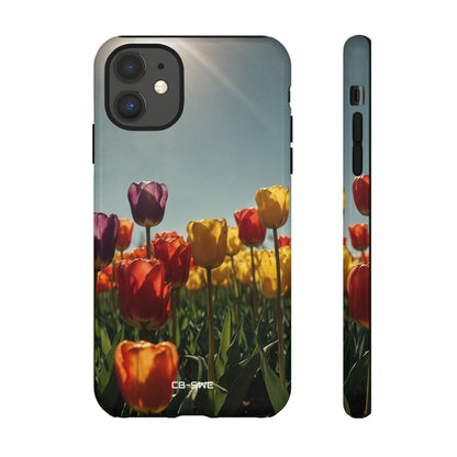 Tulips Embrace Sunlight - iPhone Case
