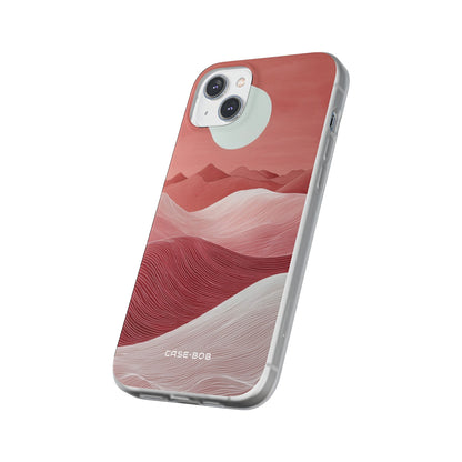 White Orb Dunes iPhone 14 Plus Case - Soft