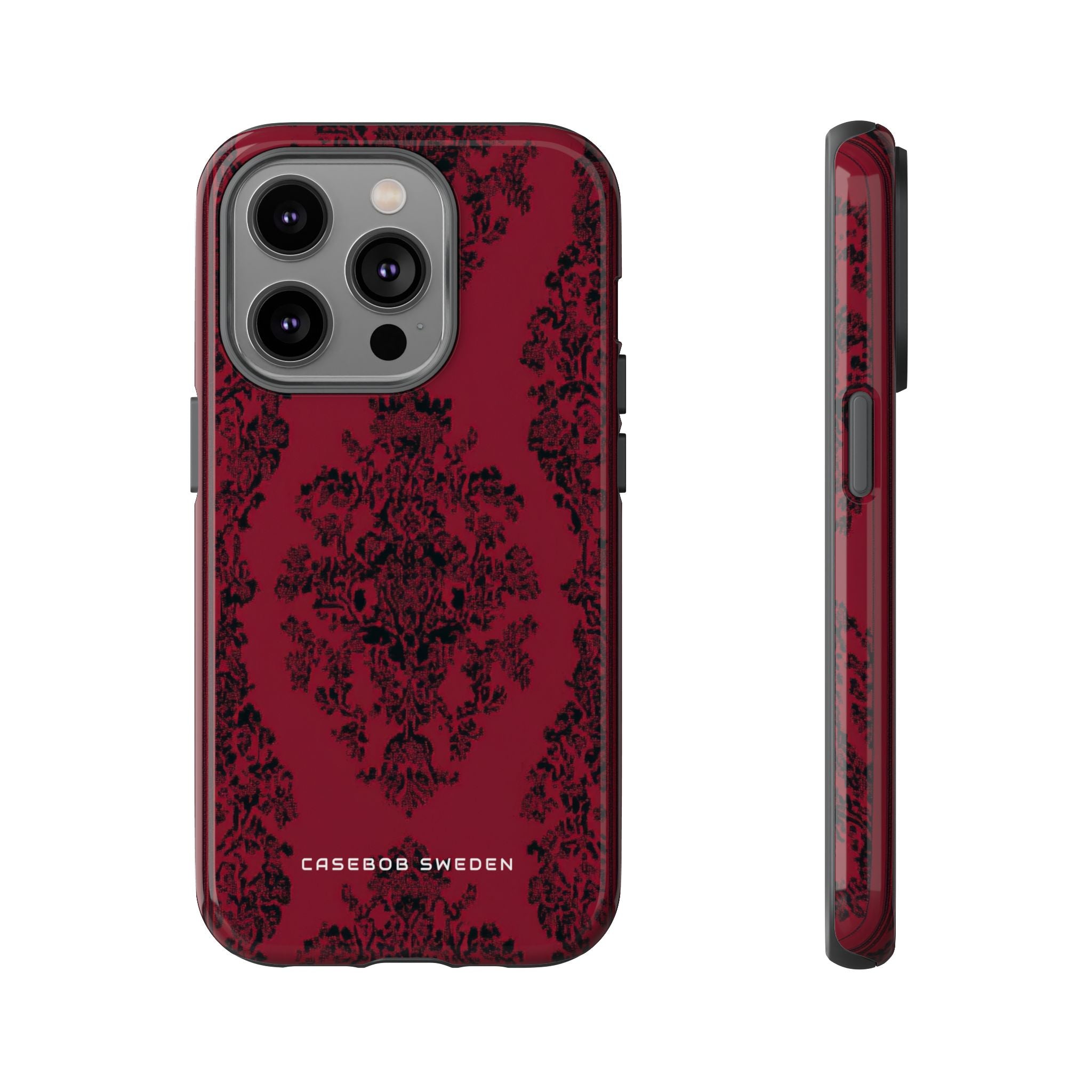 Gothic Crimson Elegance iPhone 14 - Tough Phone Case