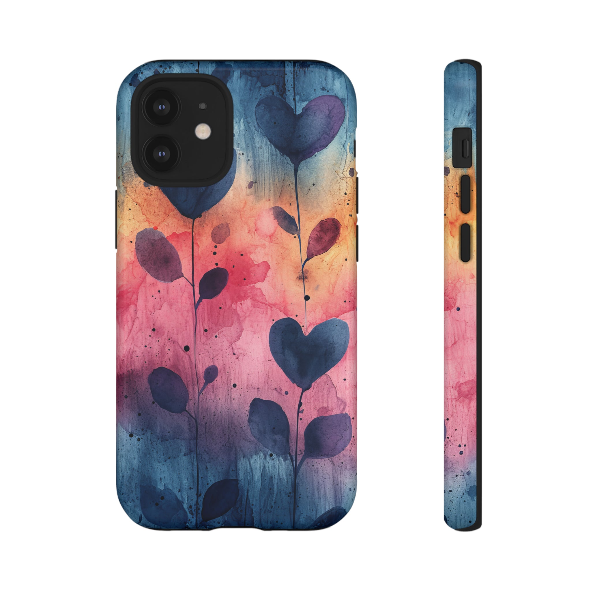 Heartfelt Pastel Mosaic - Protective Phone Case