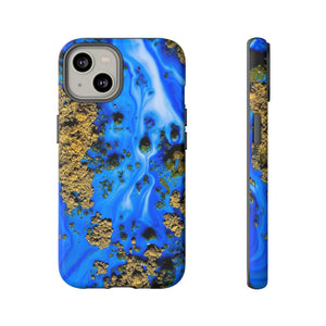 Blue River Ink Art iPhone Case (Protective) iPhone 14 Matte Phone Case