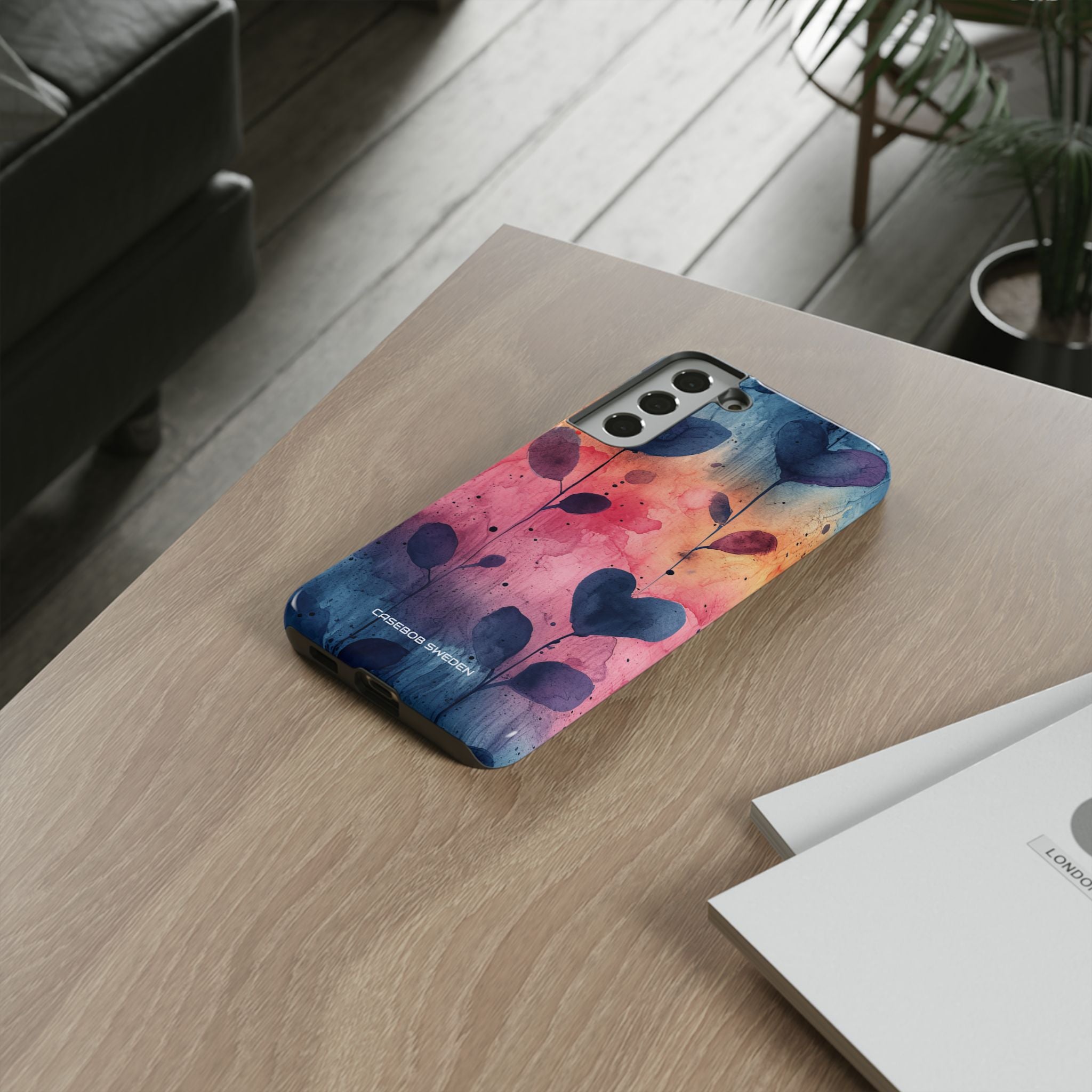 Watercolor Heart Art - Tough Samsung S22 Phone Case