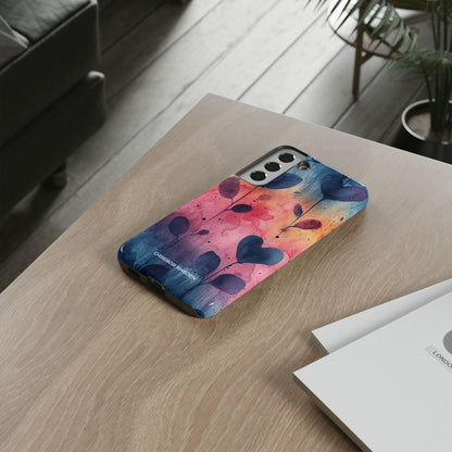 Watercolor Heart Art - Tough Samsung S22 Phone Case