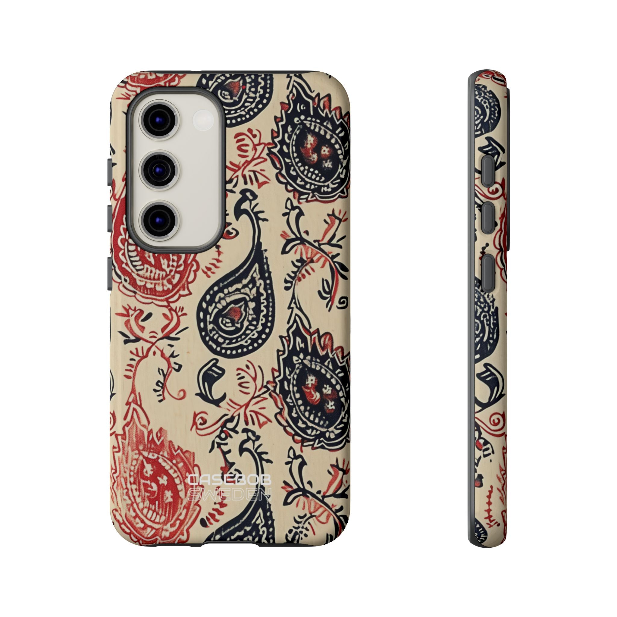 Navy Paisley Swirl Samsung S23 - Tough