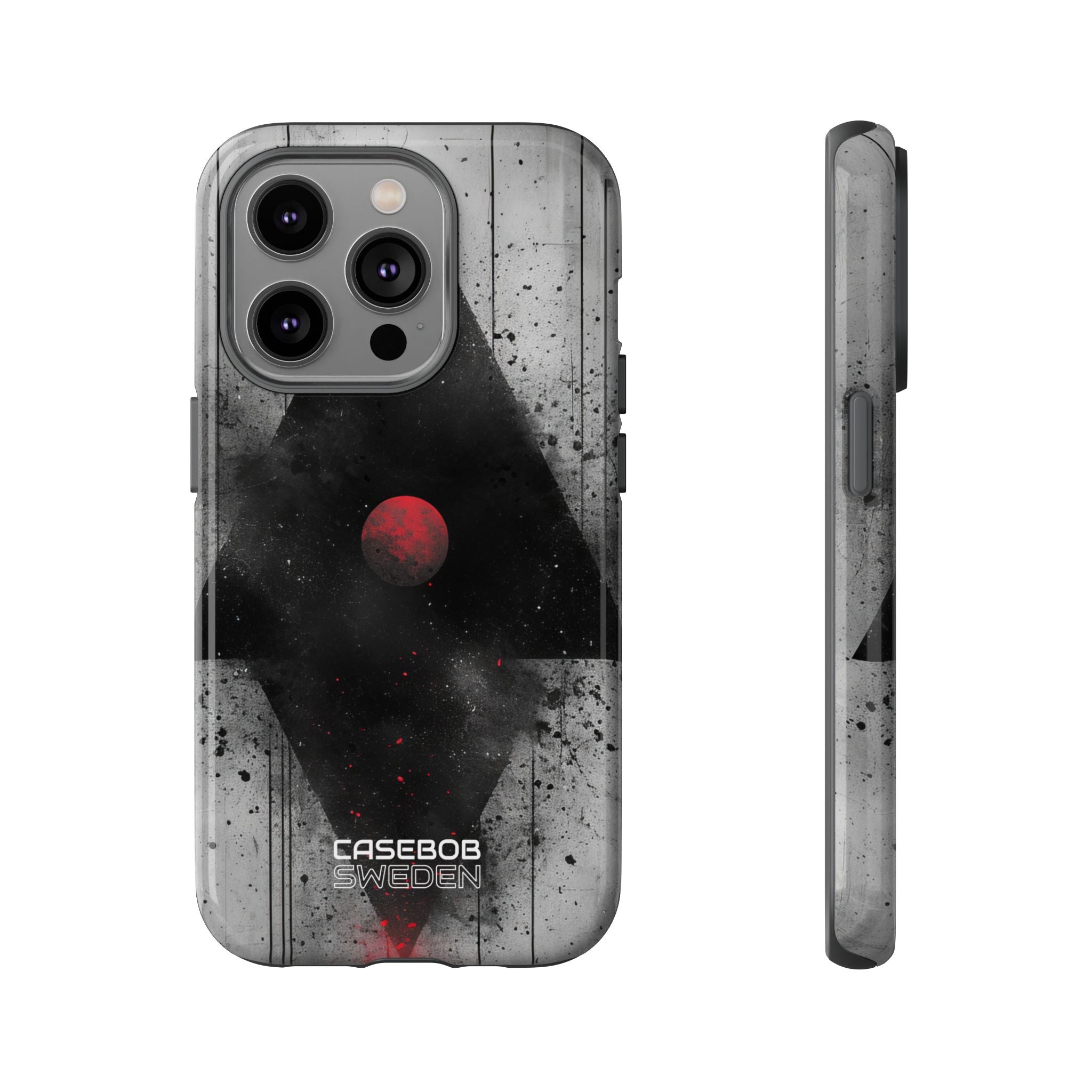 Crimson Core Geometry iPhone 14 - Tough