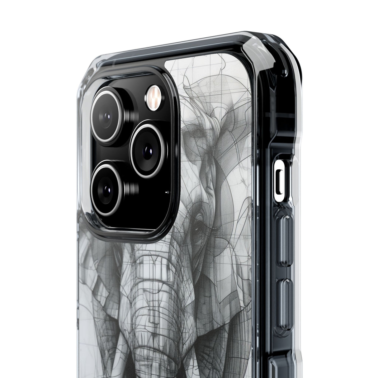 Technic Elephant - Phone Case for iPhone (Clear Impact - Magnetic)