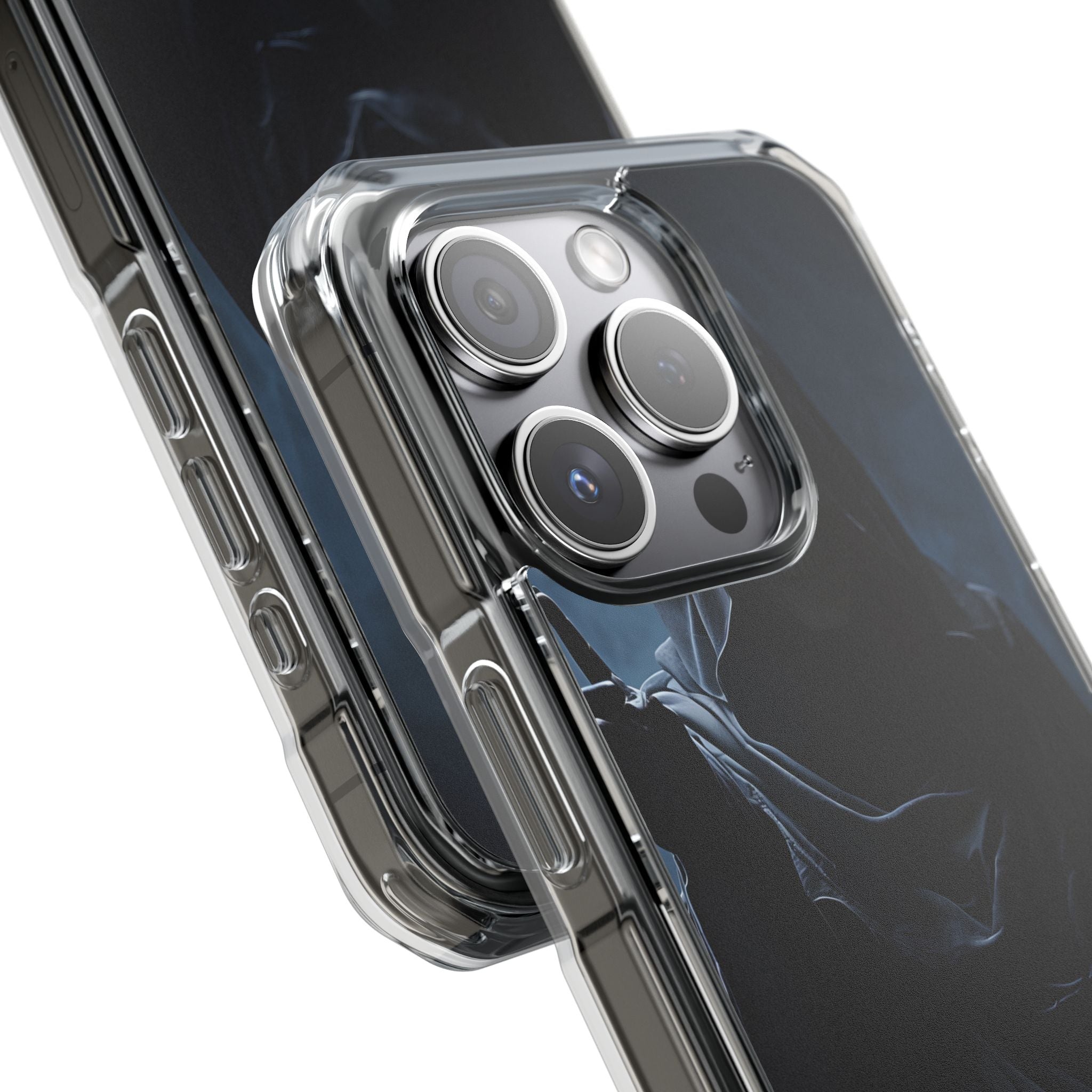 Spectral Guardian Warning iPhone Case - Impact