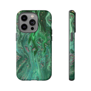 Light Green Ink Art iPhone Case (Protective) iPhone 14 Pro Matte Phone Case