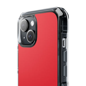 Imperial Red | Phone Case for iPhone (Clear Impact Case - Magnetic)